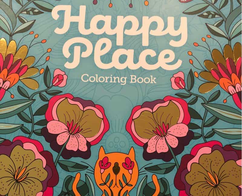 Happy Place coloring book