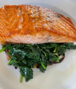 Salmon at Trattoria Diane