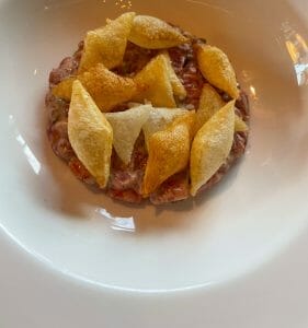 Beef Tartare at Continental 