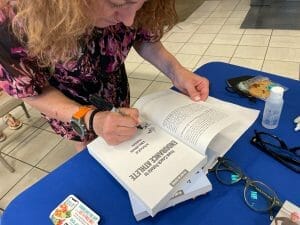 Hilary Signing at the book tour