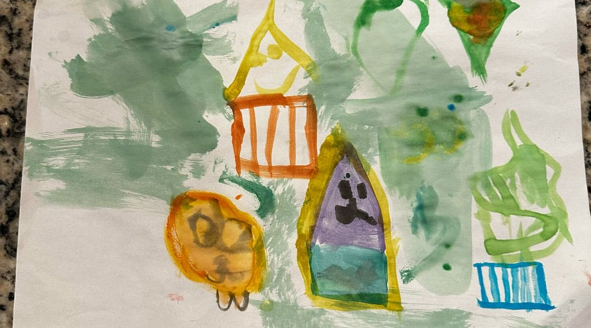 child's painting