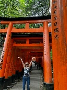 Torii gates in Kyoto