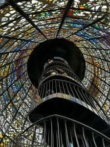 stained glass sculpture